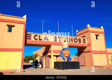 CLA Film Studios, Ouarzazate, Marokko, Nordafrika, Afrika Stockfoto