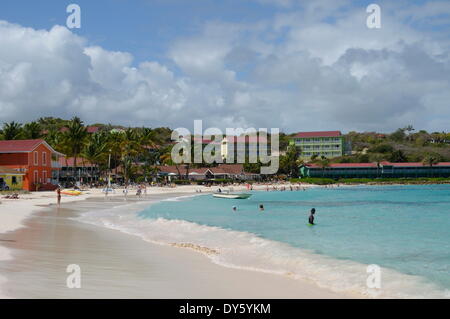 Pineapple Beach Club, Long Bay, Antigua, Leeward-Inseln, West Indies, Karibik, Mittelamerika Stockfoto