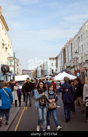 Der Portobello Market - London W11 - UK Stockfoto