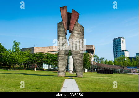 Moderne Kunst im Olympiapark, Seoul, Südkorea, Asien Stockfoto