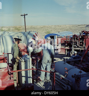 Gulf Oil Corporation, Waddell Benzin Corp, Westtexas Stockfoto