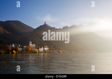 Kamp-Bornhofen Sterrenberg und Liebenstein Schlösser, UNESCO-Weltkulturerbe, Rhein, Rheinland-Pfalz, Keim Stockfoto