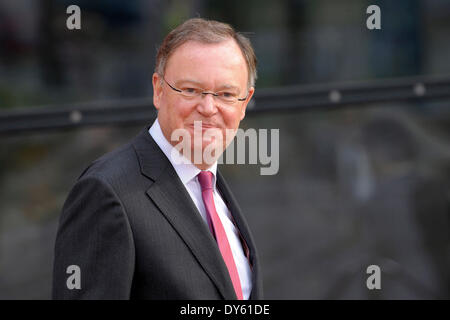 Stephan Weil Bei der Eröffnungsfeier der Hannover Messe 2014 Im Kuppelsaal. Hannover, 06.04.2014 Stockfoto
