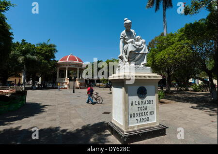 Parque Central, Granada, Nicaragua, Mittelamerika Stockfoto