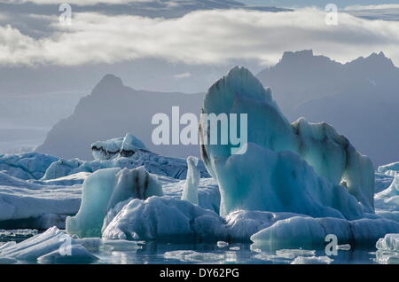 Polarregionen Gletscherlagune Jökulsárlón, Island, Stockfoto