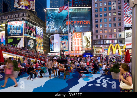 Times Square in Downtown Manhattan, New York City, New York, North America, USA Stockfoto