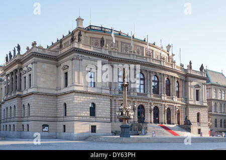 Rudolfinum, Konzertsaal, Namesti Jana Palacha (Jan-Palach-Platz), Prag, Böhmen, Tschechische Republik, Europa Stockfoto