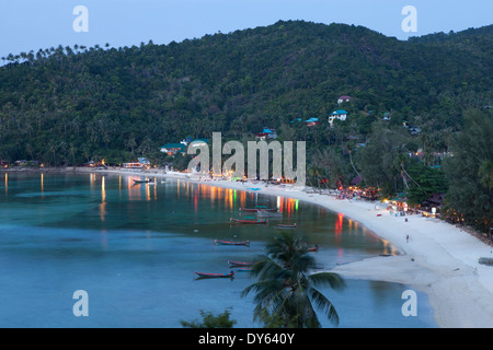 Haad Yao Beach oder Long Beach, Koh Phangan Island, Provinz Surat Thani, Thailand, Südostasien Stockfoto