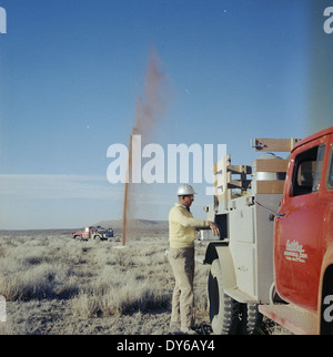 Gulf Oil Corporation, Waddell Benzin Corp, Westtexas Stockfoto