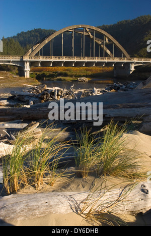 Big Creek Bridge, Muriel O. Ponsler State Park, Pacific Coast Scenic Byway, Oregon Stockfoto