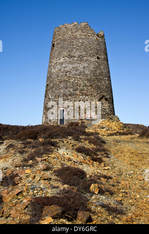 Reste von der Mühle zur Pumpe Wasser aus der Mine-Funktionsweise Stockfoto