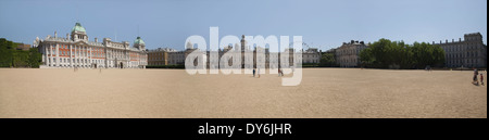 Panoramablick auf Horse Guards Parade, Whitehall, London Stockfoto