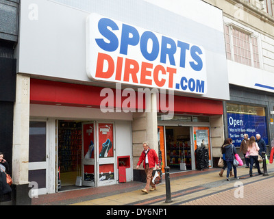 Direkte Sporthaus in Liverpool Merseyside UK Stockfoto
