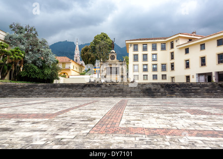 Plaza und Denkmal für die Schlacht von Ayacucho im Zentrum von Bogota, Kolumbien Stockfoto