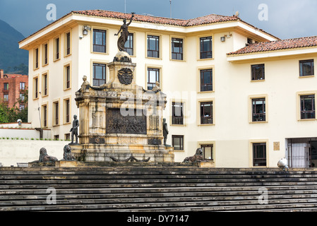 Die Schlacht von Ayacucho-Denkmal im Zentrum von Bogota, Kolumbien Stockfoto