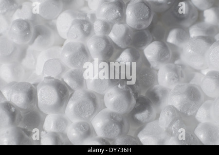 Abstrakte Polystyrol-Hartschaum Textur Hintergrundmuster Stockfoto