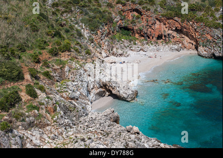 Strand in Sizilien Stockfoto