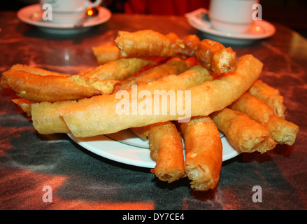 Churros Españoles, spanische Churros Stockfoto