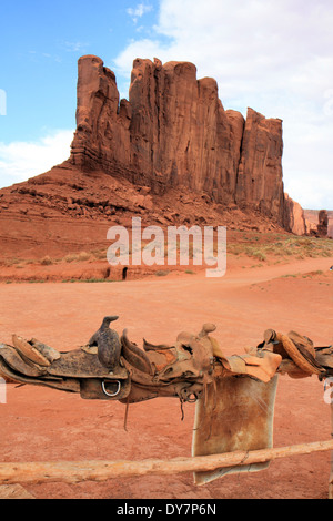 Camel Butte, Monument Valley, Utah, USA Stockfoto