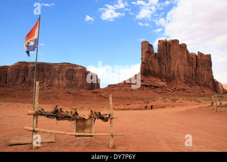 Camel Butte, Monument Valley, Utah, USA Stockfoto