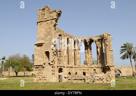 St George der Latiner Ruinen des 13. Jahrhunderts gotische Kirche Famagusta Nord Nord Zypern türkisch-zyprischen Stockfoto