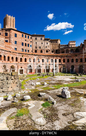 Trajans Markt Mercati di Traiano, Trajan Forum, Foro di Traiano, Forum Romanum, Rom, Latium, Italien Stockfoto