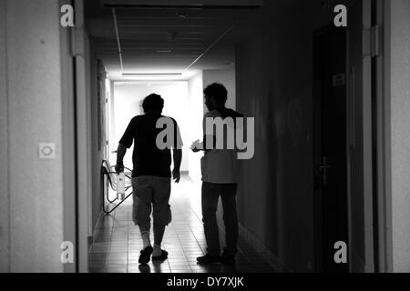 Psychiatrische Klinik Stockfoto
