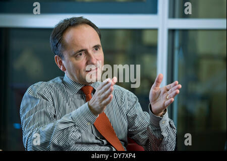 Jim Hagemann Snabe, Sprecher des Vorstands der SAP, in einem Interview, Berlin, Deutschland Stockfoto