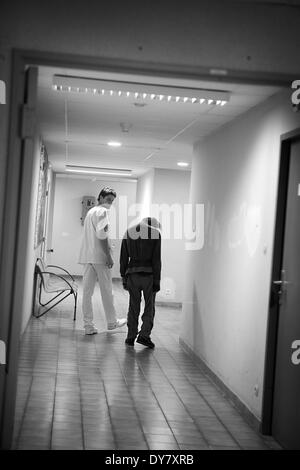 Psychiatrische Klinik Stockfoto