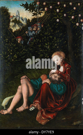 Lucas Cranach der ältere Samson und Delilah Stockfoto