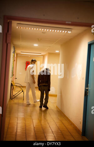 Psychiatrische Klinik Stockfoto