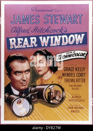 Hintere Fenster - Grace Kelly, James Stewart - Regie: Alfred Hitchcock - 1954 Stockfoto