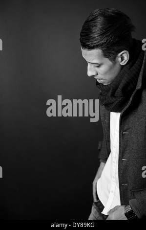 Junger Mann, portrait Stockfoto