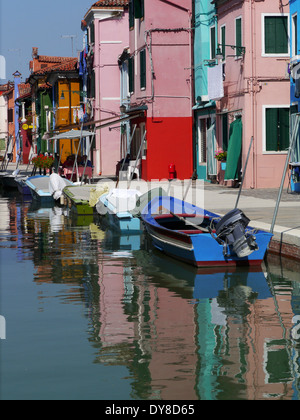 Burano, Venedig, Italien Stockfoto