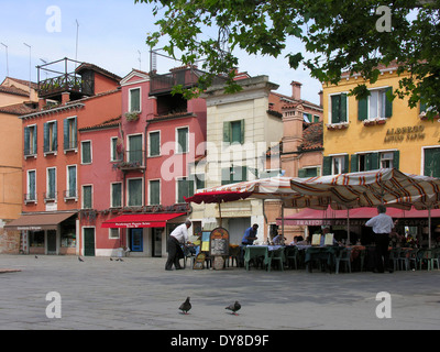 Campo Santa Margherita, Dorsoduro, Venedig, Italien Stockfoto