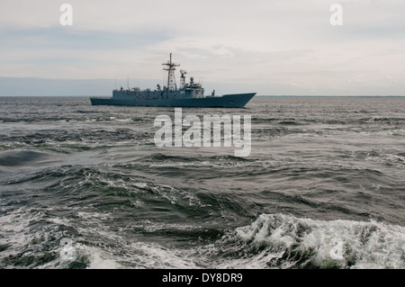 ORP General Tadeusz Kocciuszko (ehemalige USS Wadsworth FFG-9) Oliver Hazard Perry-Klasse geführte Flugkörper Fregatten in der polnischen Marine Stockfoto