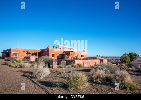 USA, Arizona, versteinerte Wald Nationalpark, Painted Desert Inn. Stockfoto