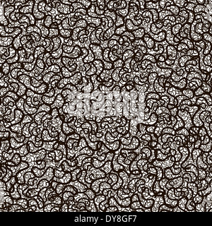 Nahtlose handgezeichneten Wellen Texturmuster Stockfoto