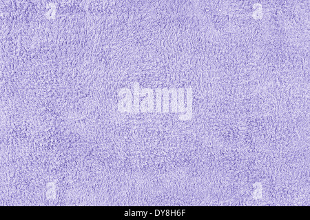 Nahaufnahme von violett Handtuch Textur für Hintergrund Stockfoto