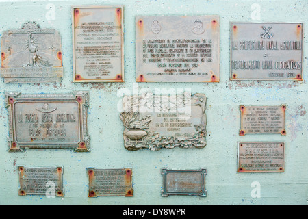 Base Orcadas ist eine argentinische Forschungsstation in der Antarktis, und die ältesten der Stationen in der Antarktis noch in Betrieb Stockfoto