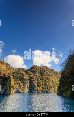 Philippinen, Palawan, Coron Island, Kayangan See Stockfoto