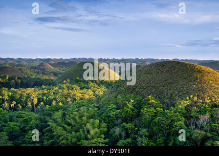 Philippinen, Bohol, Chocolate Hills Stockfoto