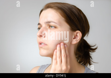 Zahnschmerzen Stockfoto