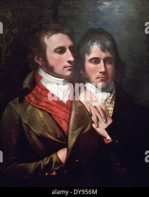 Benjamin West Raphael West und Benjamin West, Jr., Söhne des Künstlers Stockfoto