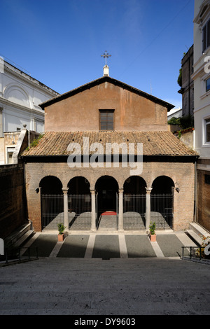 Italien, Rom, Basilika San Vitale Stockfoto