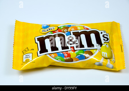 Paket von m & m es Süßigkeiten. Stockfoto