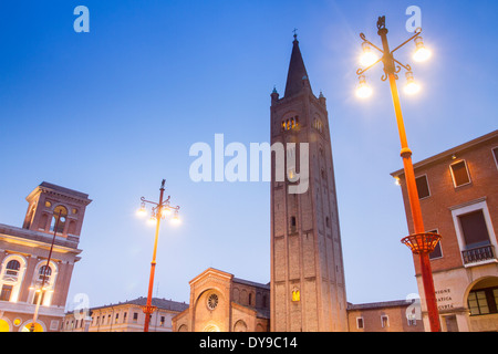 Abtei von San Mercuriale, Forli, Emilia Romagna, Italien Stockfoto