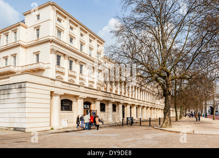 Die ICA-Galerie, Institute of Contemporary Arts in Nash Haus das ist Teil des Carlton House Terrace auf der Mall, London, UK Stockfoto