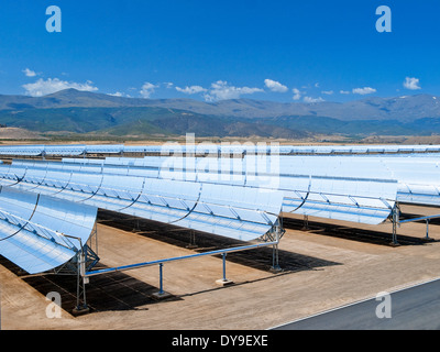 Solarthermische Kraftwerk Andasol 1, Spanien Stockfoto