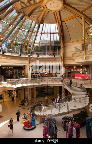 Großbritannien, England, Norfolk, Norwich, Castle Mall shopping Zentrum innere Stockfoto